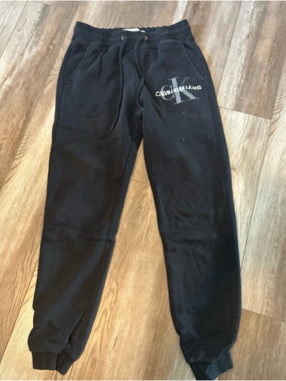Calvin Klein Black Logo Jogger Pants
